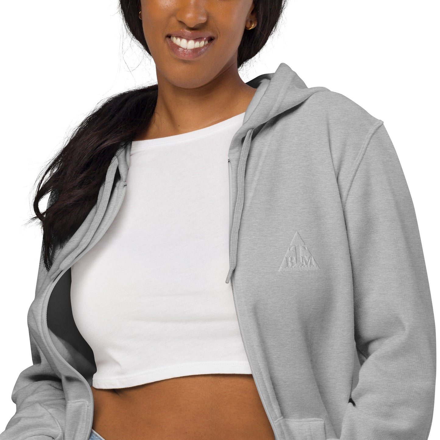 Unisex basic zip hoodie