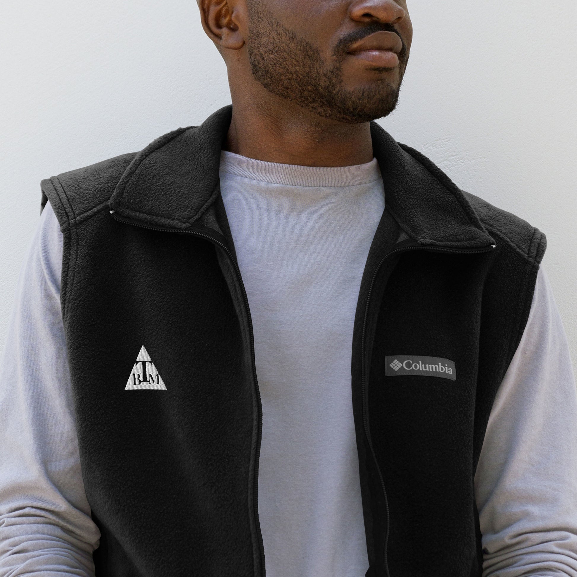 Men’s Columbia fleece vest BiggaThanMe LLC